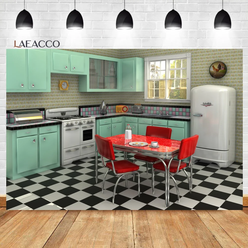 Laeacco Kitchen Backdrops Cooking Room Decor Wood Cupboard Kitchenware Family Portrait Photography Backgrounds For Photo Studio