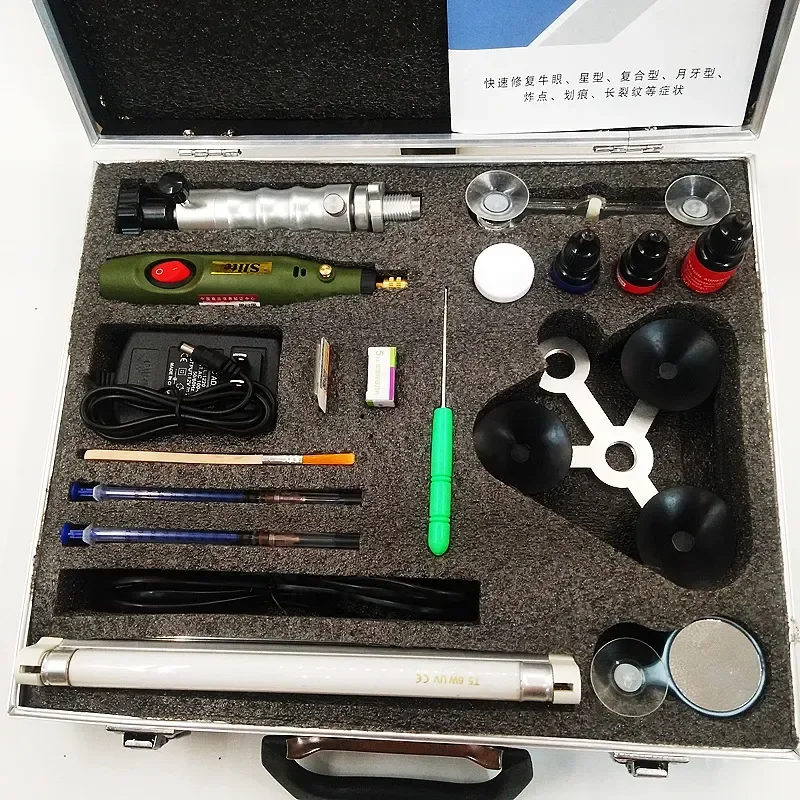 Auto Windshield Repair Tool Kit Glass Crack Chip Fixing Fluid Set Car Window Scratch Restoration Equipment DIY Accessories