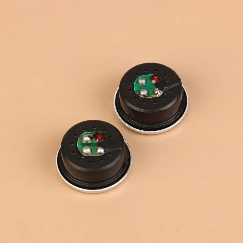 NEW 1/3Pcs Miniature Dynamic Microphone Cartridge Capsule Head 20mm Dia For Micro Accessories
