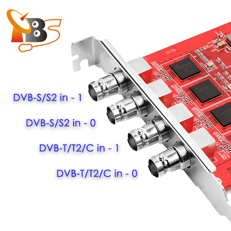 TBS690A 4 Input DVB-ASI Video Capture PCI-E Card for professional broadcast applications