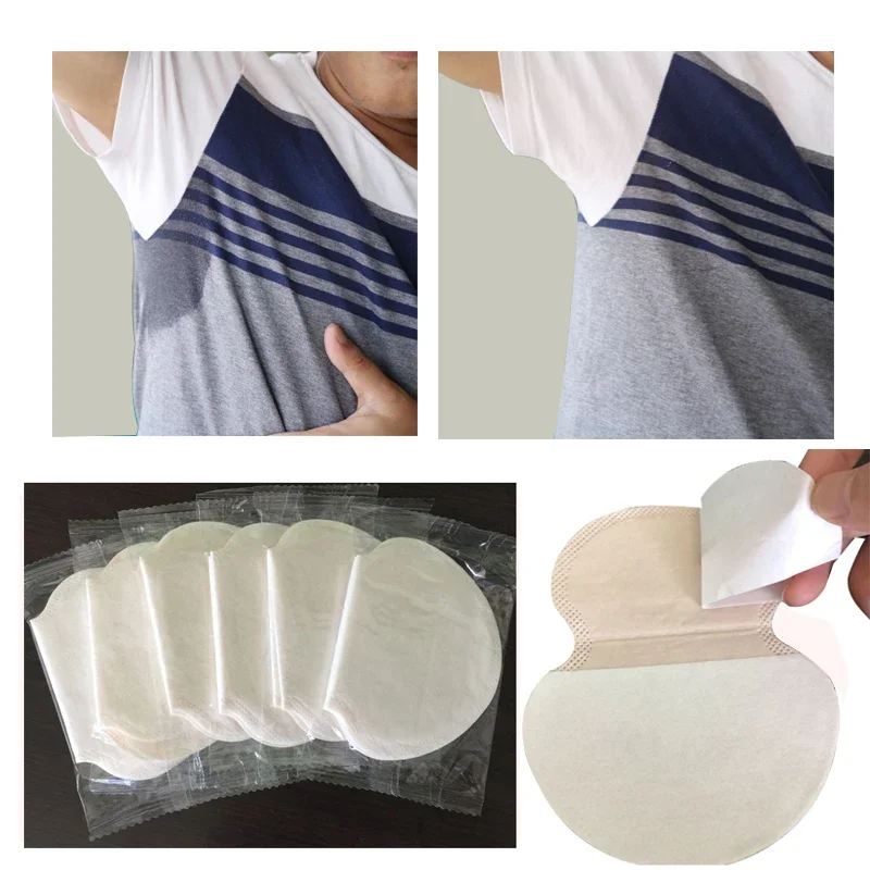 1Pair Armpits Sweat Pads for Underarm Gasket From Sweat Absorbing Pads for Armpits Linings Disposable Anti Sweat Stickers