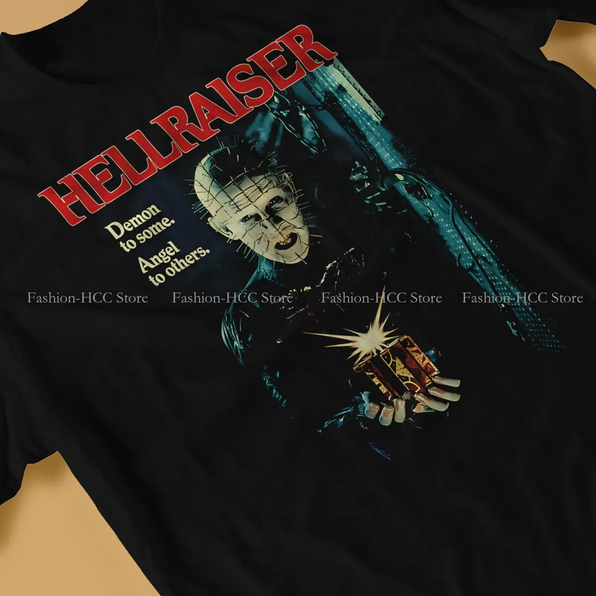 Hellraiser 100% Cotton TShirts Pinhead Print Homme T Shirt New Trend Size S-6XL