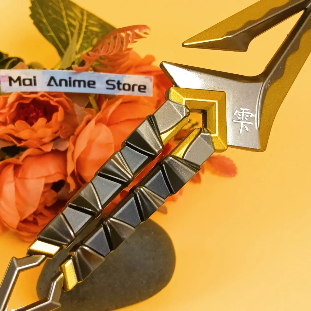 7,8 pouces Valorant Katana Anime Cosplay Kunai métal Ninja étoile couteau épée taille réelle Katana Original samouraï sabre non pointu jouet cadeau