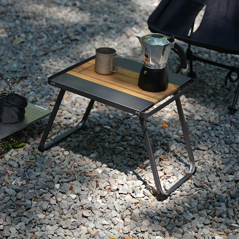 BLACKDEER Frontier Folding Table Outdoor Camping Table Aluminum Alloy Portable Picnic Fishing Beer Table Lightweight Oxidize