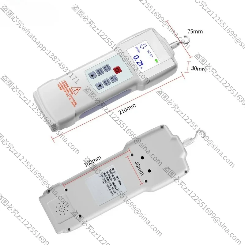 Suitable for Digital Pointer Push-pull Gauge Measurement Manometer Thrust Gauge, Spring Dynamometer, Electronic Dynamometer
