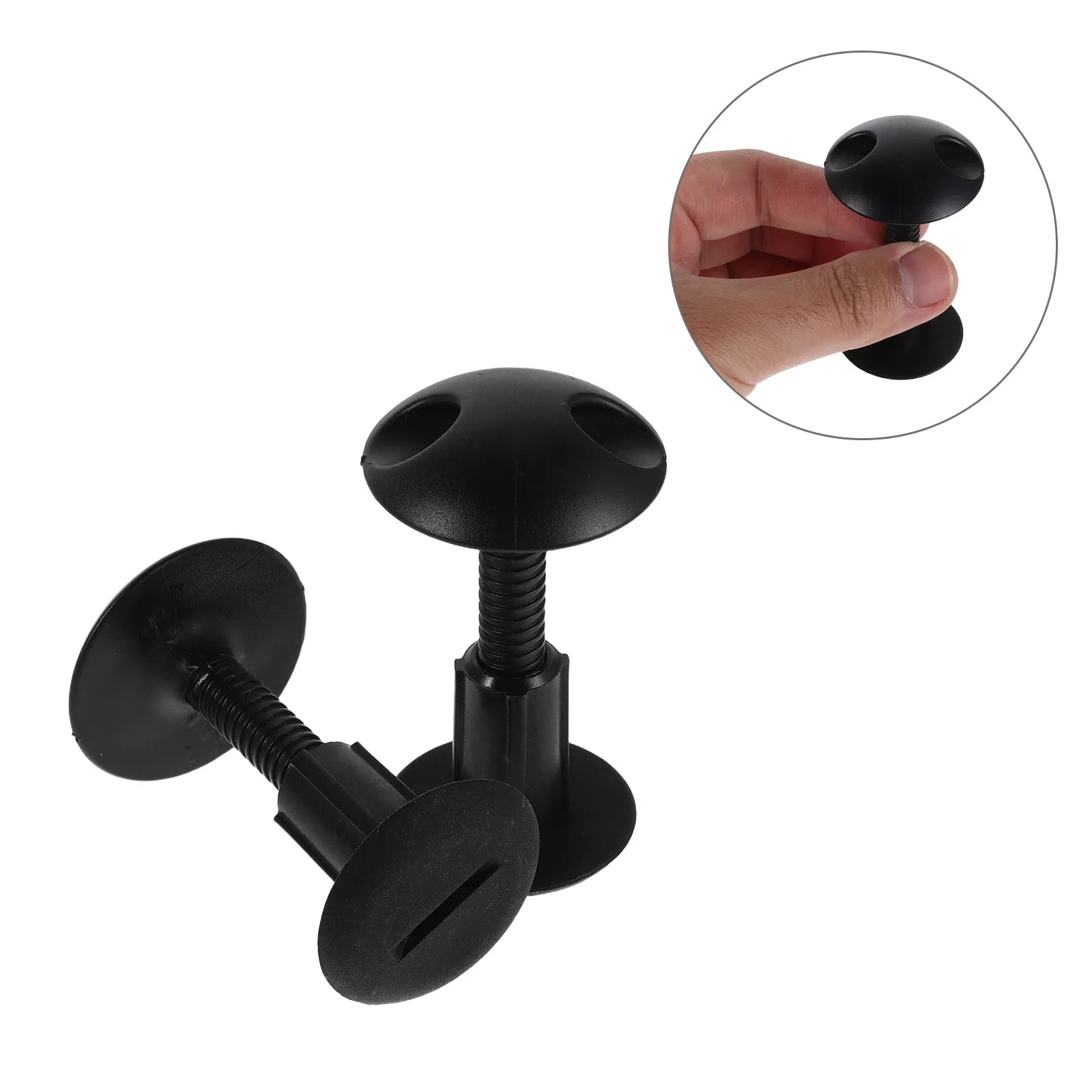 

2Pcs Surfboard Rope Anchor - Heavy Duty Plastic Leash Plug for Soft Board Leash Connector, Comfort Round Head Surfboard Repair