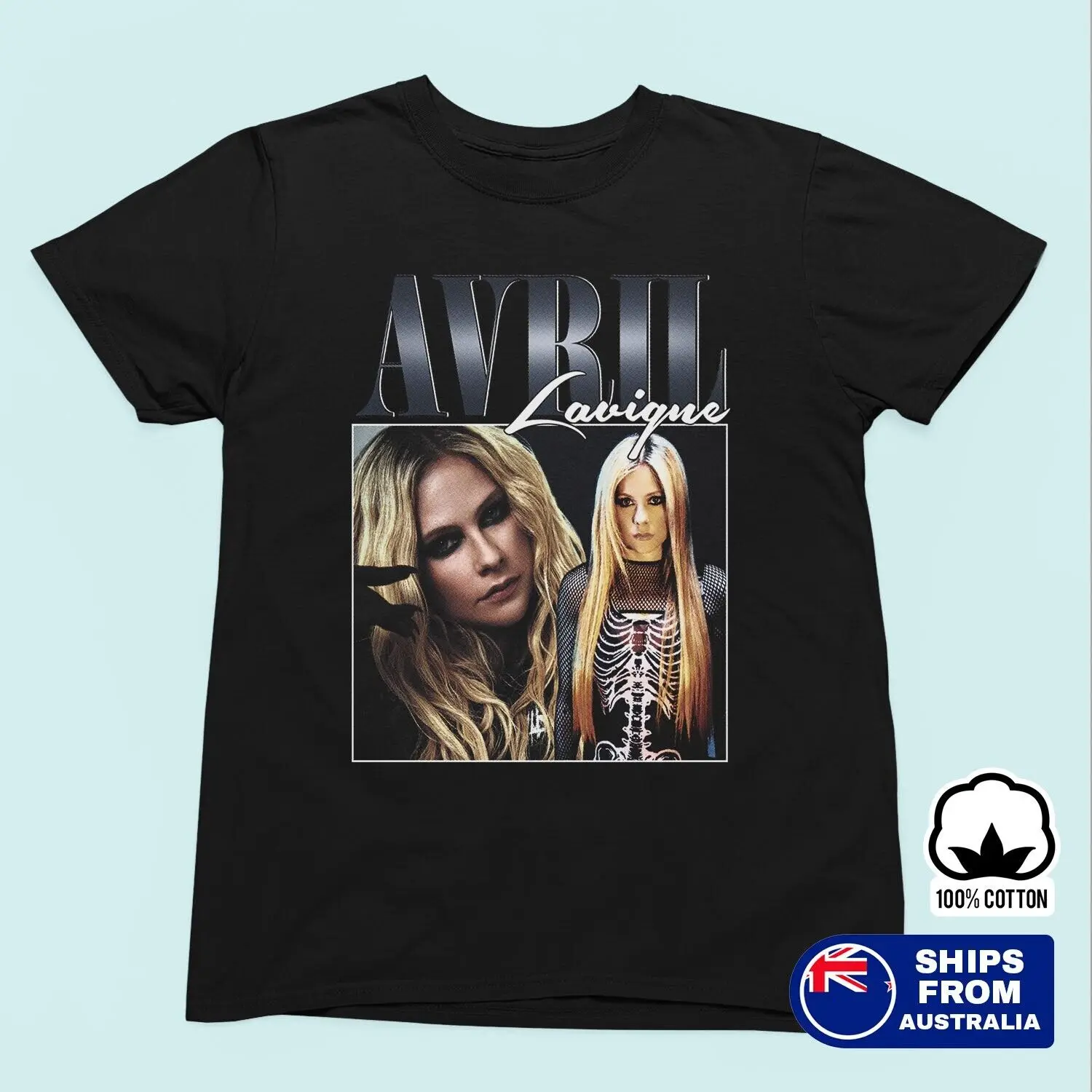 Avril Lavigne Gothic Style Graphic T-Shirt – Punk Pop Queen- Men's & Women's Tee