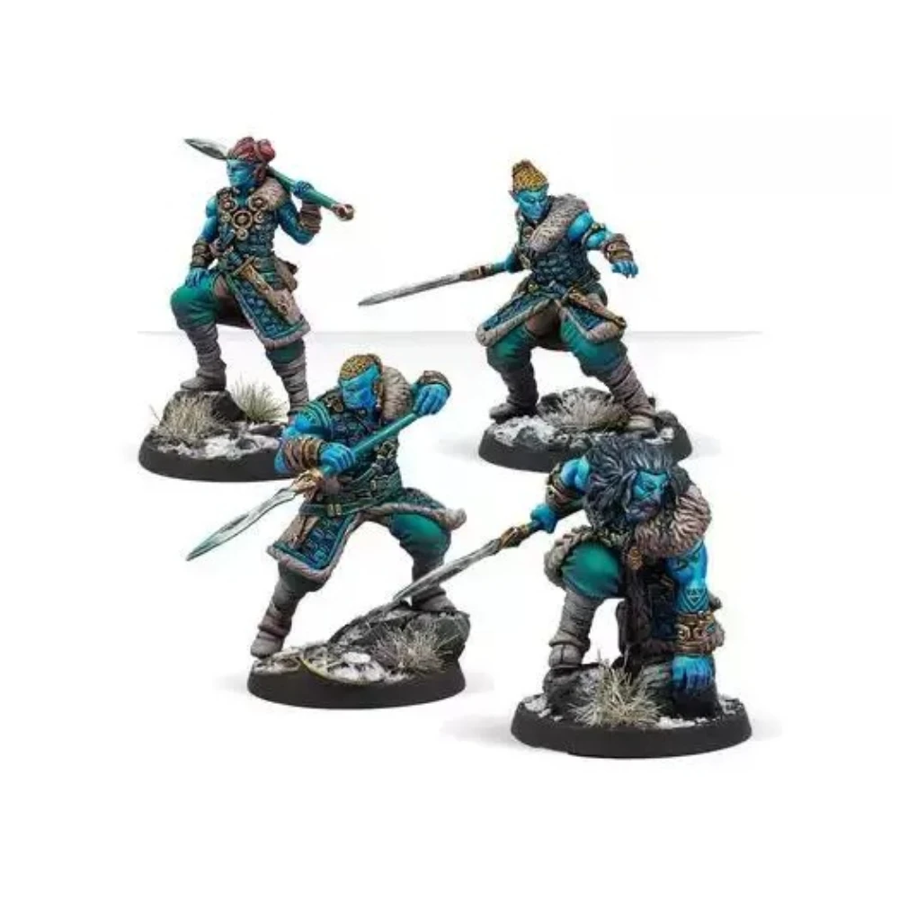 Tundra Marauders Casting Resin Model Assembly Kit, GK, Resin Desktop Game DIY Model, Unpainted, Needs To Be Assembled