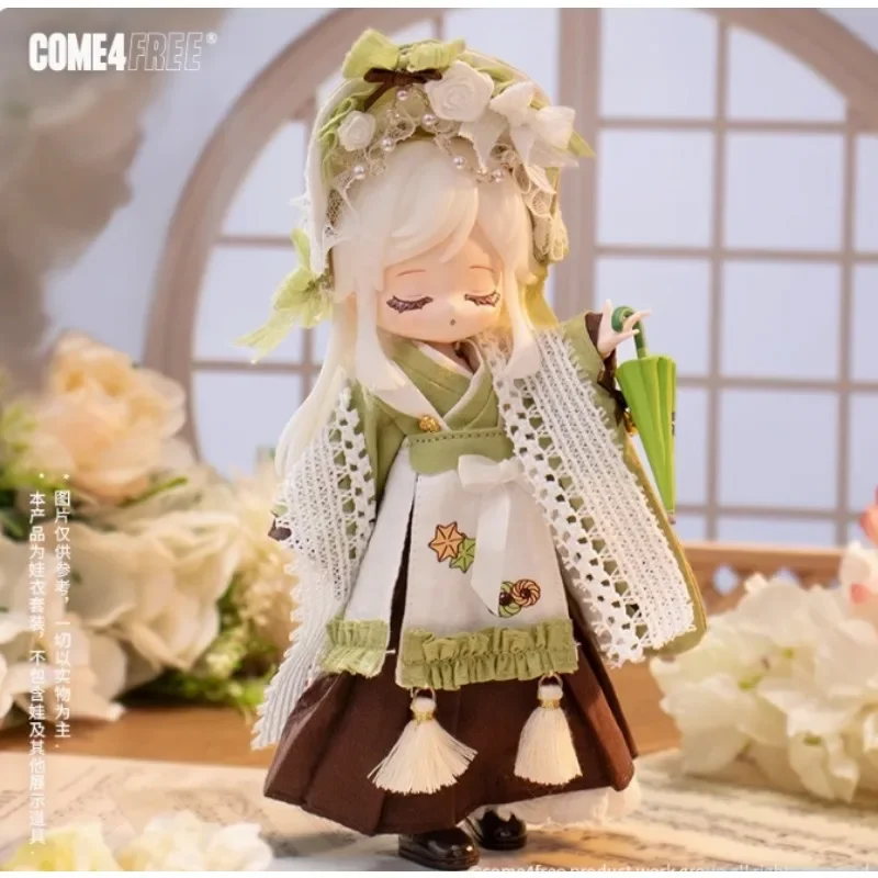 Come4free 1/12 Bjd Doll Clothes Ob11 GSC Cute Sweet Date Valentine's Day Edition Pumpkin Girl Dress Up Little People Children