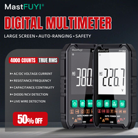 MASTFUYI Auto-Ranging Digital Multimeter High Precision 6000 Counts True RMS Tester Capacitance Ohm Hz Test Electrician Tools
