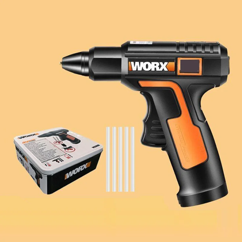 Xiaomi Worx 4V Hot Melt Glue Gun WX890 Mini Industrial Guns Cordless Thermo Electric Repair Tool With 7mm Glue Sticks DIY Tools