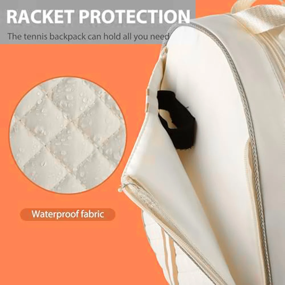 

Lightweight Waterproof Tennis Racket Bag Shoulder Tennis Backpack For SUCIPI Pickleball Badminton Tennis Accessories