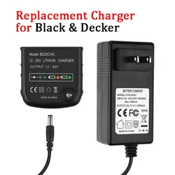 Charger For Black&Decker 12V 14.4V 18V 20V Serise Li-ion  Rechargeable Battery Replacement LBXR20 LB20 Power Tool