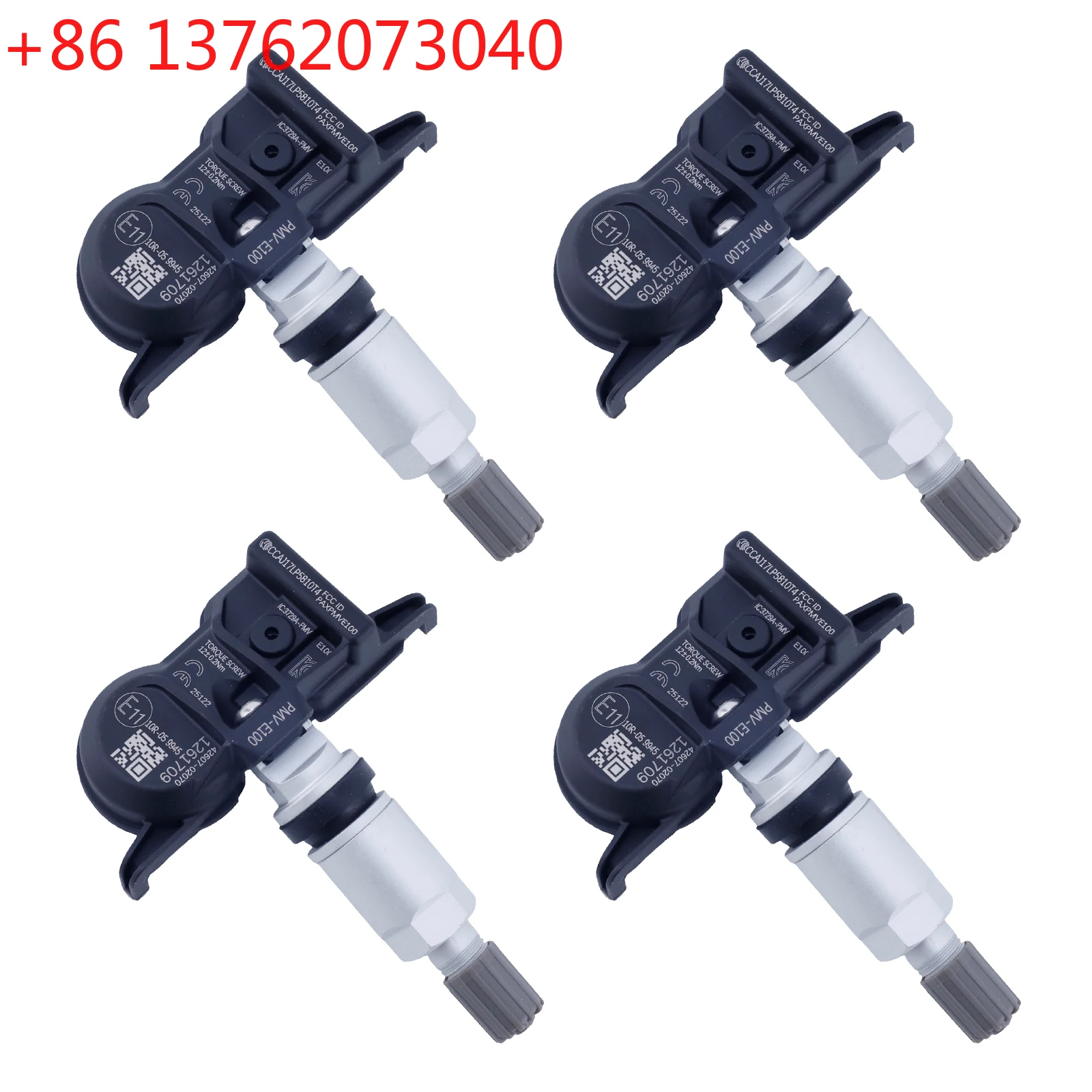 

Датчик давления в шинах TPMS (4 шт.) для Toyota Yaris Corolla Alphard Vios PMV-E100 4260702070 4260702090 4260702050 4260712020 433 МГц
