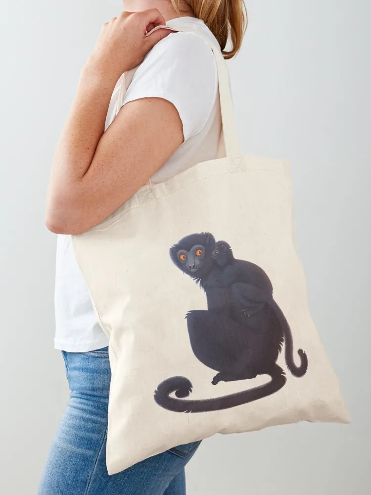 

Perrier's Sifaka Tote Bag shopping bags foldable woman shopping bag handbag Cloth bag