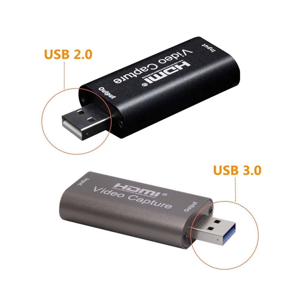 4K HDMI-متوافق مع بطاقة التقاط الصوت والفيديو بطاقة التدفق التقاط USB 3.0 2.0 بطاقة المنتزع صندوق مسجل ل PS4 لعبة كاميرا DVD