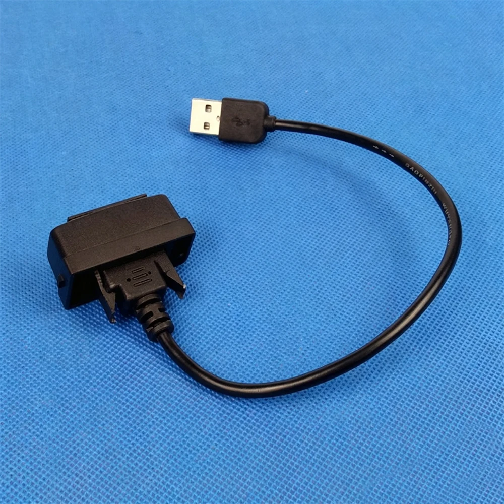 For Car Dashboard USB 2.0 Port USB Extension Charge Cable For Mitsubishi ASX Lancer Outlander Pajero Eclipse USB Charge Switch