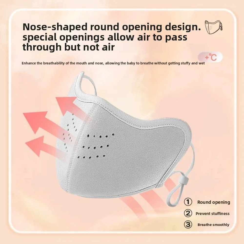 Nueva máscara cálida y transpirable, máscara facial lavable a prueba de polvo, cubierta para la cara, Otoño e Invierno