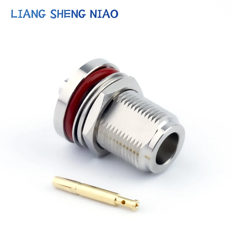 Conector RF N Cabo de solda de cabeça fêmea, Linha Semi-rígida, Semi-flexível, RG405 086, 50-2, N-KYB2