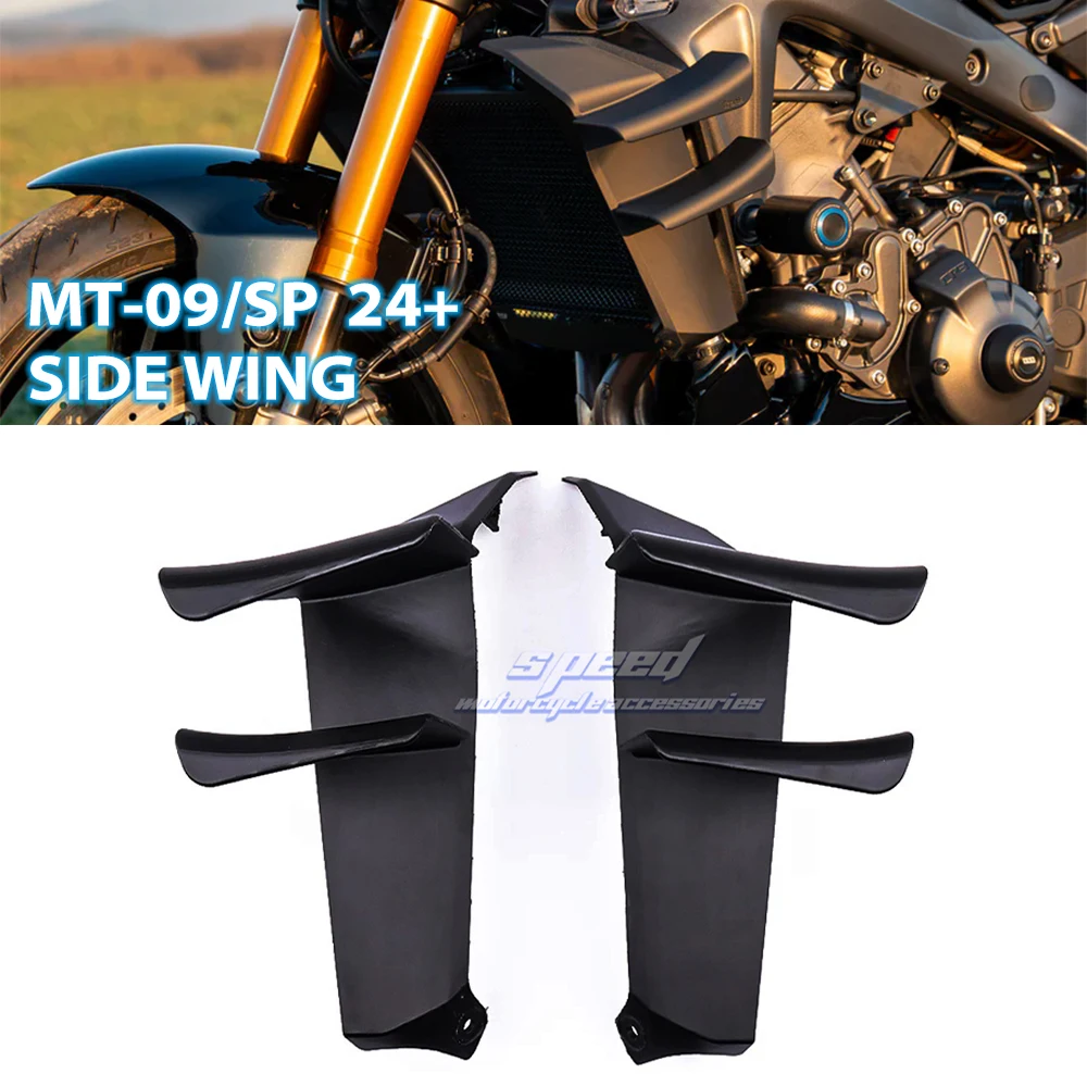

For MT 09 mt09 sp MT 09 SP 2024 2025 side wings side fairing side spoilers motorcycle spoilers aerodynamic winglets fixed wings