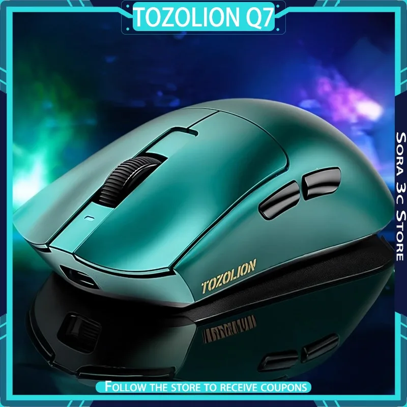 

Беспроводная мышь TOZOLION Q7, трехрежимная Bluetooth, металлический корпус с ледяным покрытием, эргономичная офисная игровая мышь, компьютерные аксессуары