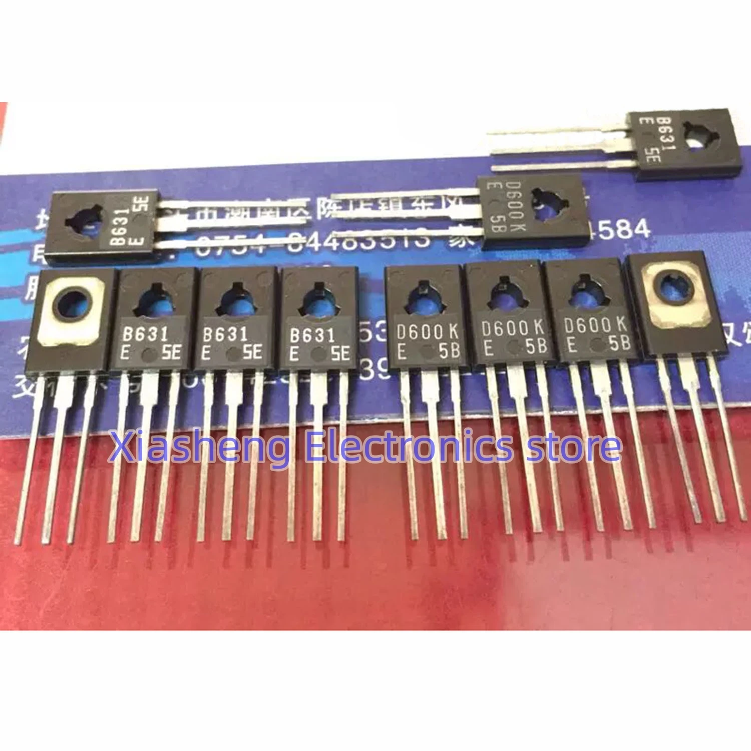

New Original 10Pairs 2SD600K D600K + 2SB631 B631 TO-126 Transistor In Stock Good Quality