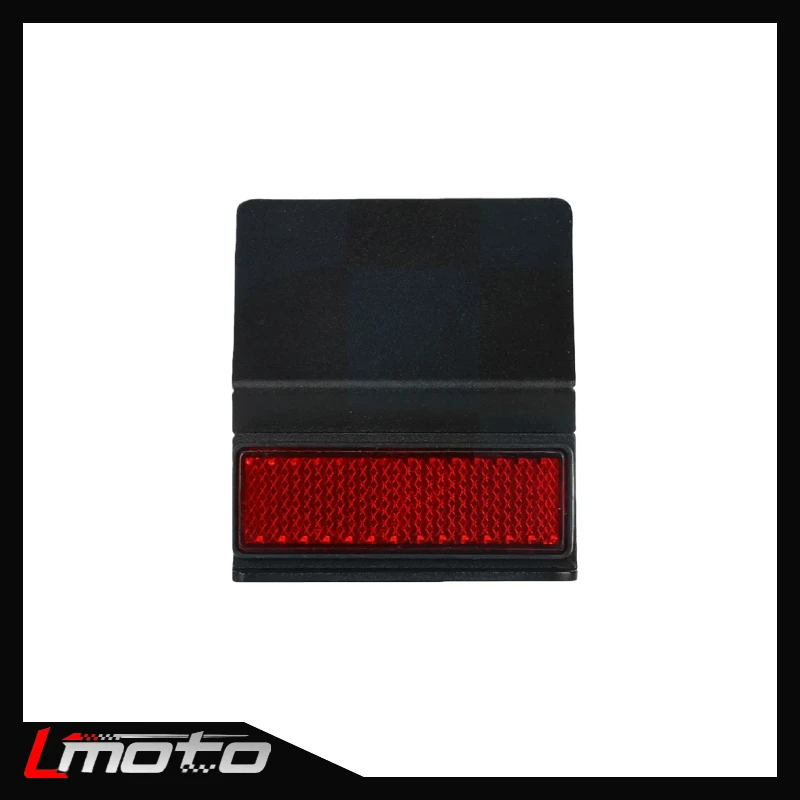 

NEW Universal Motorcycle License Plate Holder Parts Extend Tail Reflector Quad Red Rectangle Reflective Plate Warning Reflector