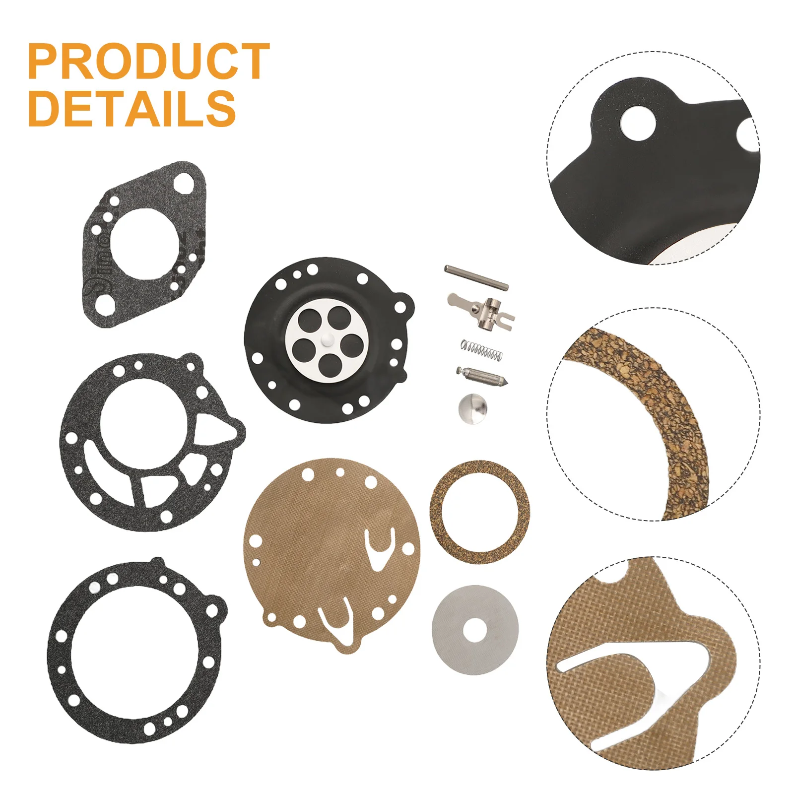 Metal Repair Kit Repair Kit Carburetor Repair For Zama LA-S6 A Reliable Durability Easy Installation Metal RB 42