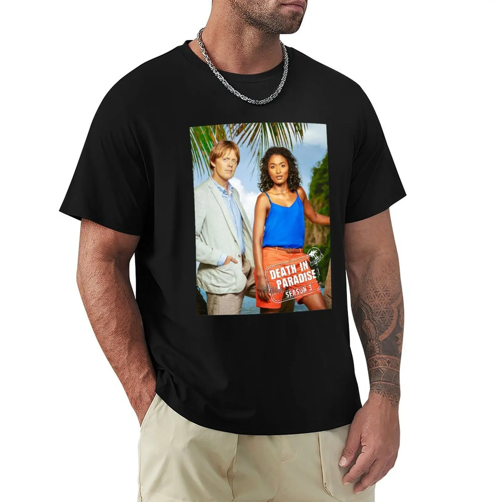 

A Mysterious Magazine Little Richard Death In Paradise Bbc Season 3 Carl Cox T-Shirt oversize t-shirts man compression shirt men