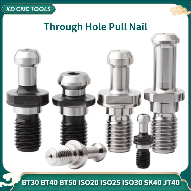 

BT30 BT40 BT50 ISO20 ISO25 ISO30 SK40 JT40 Through Hole Pull Stud 45° 60° 90° Bracket tool Pull Nail For Spindle Tool Holder