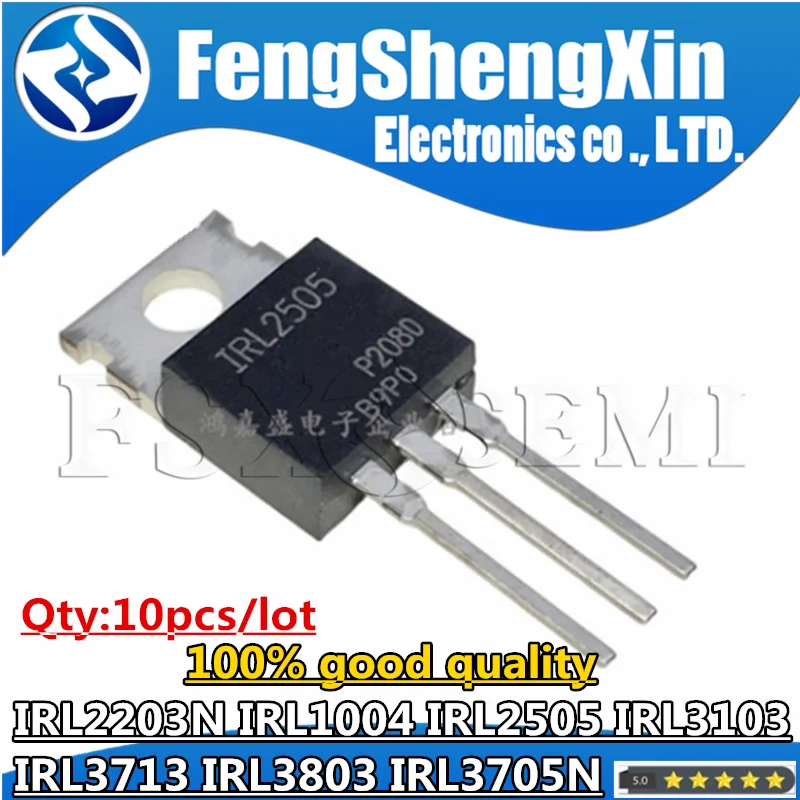 

10pcs/lot IRL2203N TO-220 L2203N IRL1004 IRL2505 IRL3103 IRL3713 IRL3803 IRL3705N IRL3705 Power MOSFET