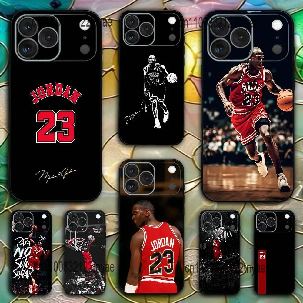 Cool Basketball J-Jordan23 Phone Case For iPhone 17,16,15,14,13,12,11,E,Pro,Max,Plus,Mini,Shockproof Silicone Fashion Back Cover