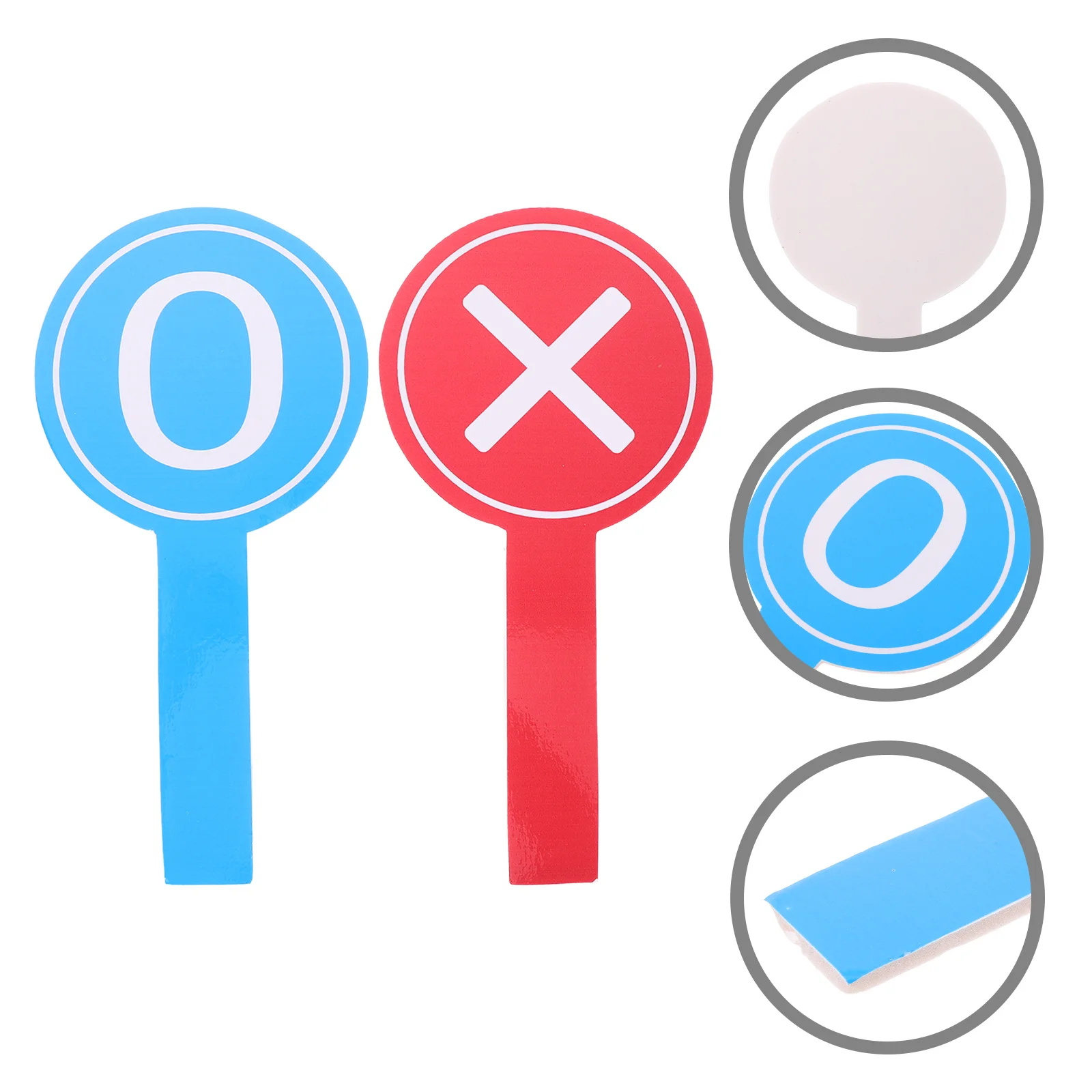 

4Pcs Answer Paddles Hand Holding Score Boards for Classrooms Interactive Lessons Supplies Foam Number Boards Voting Paddles