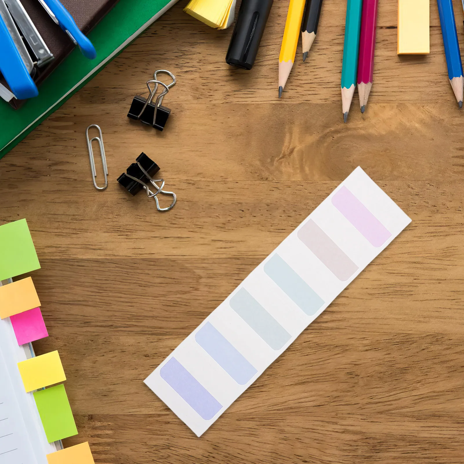 

540Pcs Self-Adhesive Colorful Index Tabs Writable Sticker Labels for Student Teacher Notebook Page Markers Document Organization