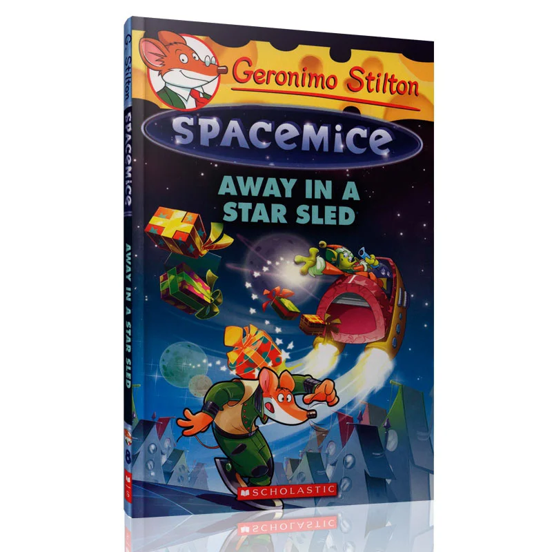 

Gs Spacemice 8Away In A Star Sled Geronimo Stilton Scholastic Malaysia 9781338032864 Книга
