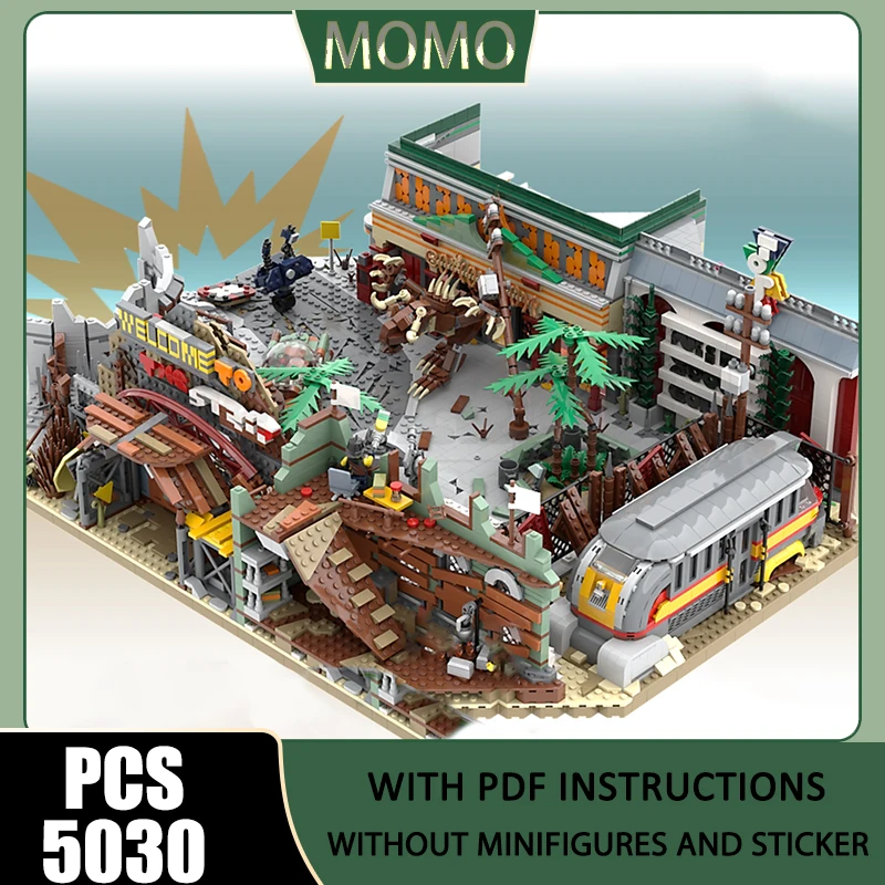 

City Street View Model Moc Building The Strip -Famous Scene Model Bricks Technology Blocks Assembly Gift Birthday Toys DIY