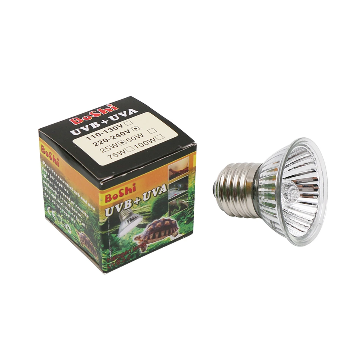 1 pc E27 Threaded Connection UVA Pet Heat Lamp Bulb Turtle Snake Basking Light Bulbs Amphibians Lizards Reptile Heating Emitter