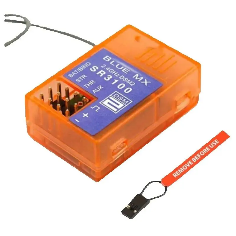 

DSM2 3CH RC Car Receiver 3.5-9.6V High-Speed Response For DX2E/DX3E/DX5C Transmitters Compact Design Stable Signal Control