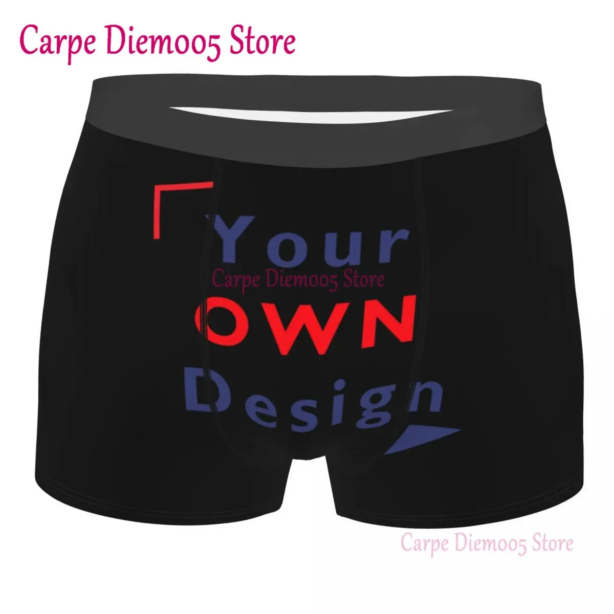 Personalizado Personalizar Único Presente Exclusivo Dando Seu Próprio Projeto Cuecas Breathbale Calcinhas Underwear Sexy Shorts Boxer Briefs