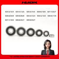 10PCS 30PCS 50PCS Bearing 603 604 605 606 607 608 609 RS 2RS MICRO BEARINGS .OPERATE STABLY