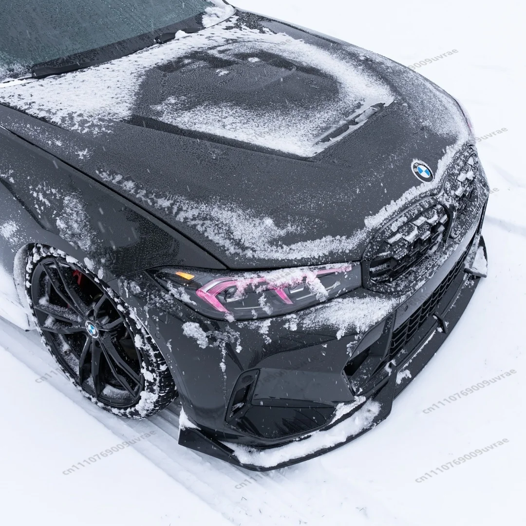 

Front Bumper Lip Spoiler Splitter Diffuser Body Kit ABS Gloss Black For BMW G20 G21 3 Series M Sport 2023 2024 2025 2026 Tuning