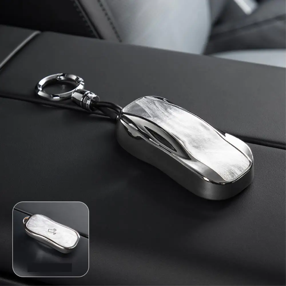 Car Upgrade For Lynk&Co 900 2025-2026 Car Key Case Holder Smart Key Fob Cover Remote Protector Automobile Modification