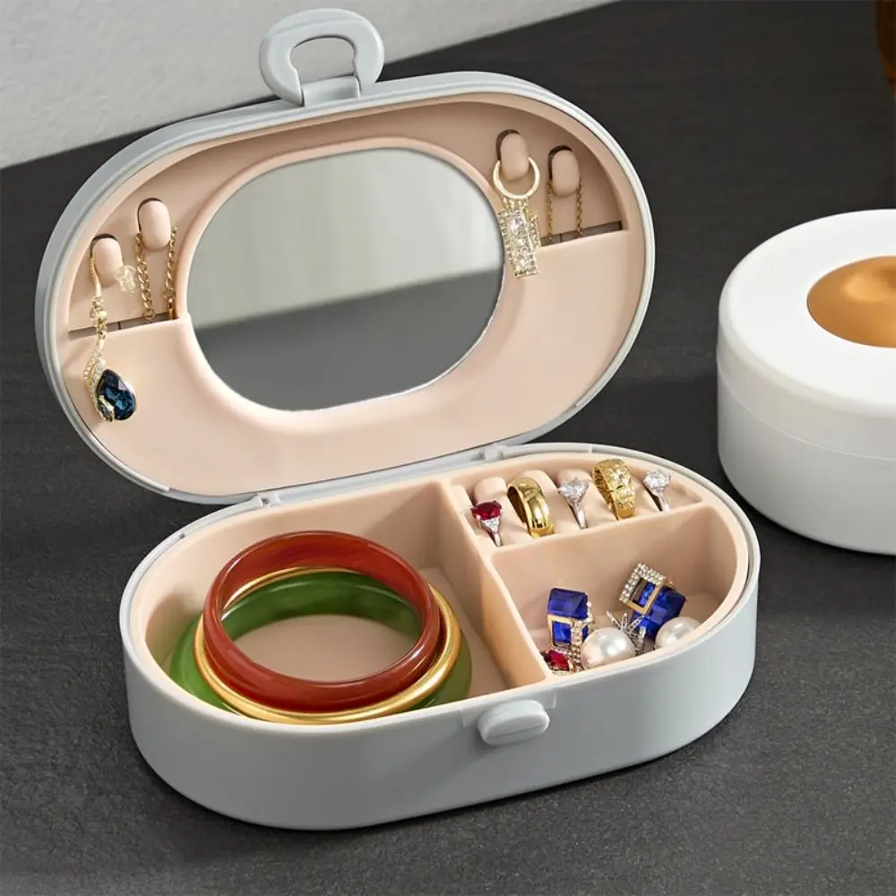 Creative Necklace Bracelet Jewelry Packing Box Dustproof Rings Jewelry Storage Box Holder Organize Earrings Display Case Women