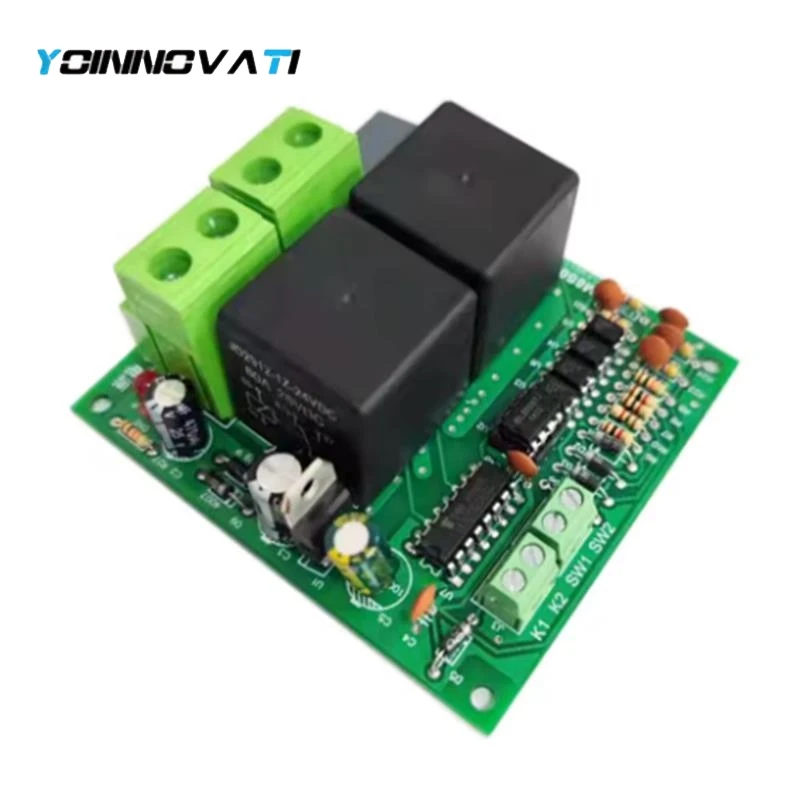 12V 24V DC Motor Forward and Reverse Controller Relay Control Board 80A High Current DC Motor Driver Modules with Limit P0 P1 M5