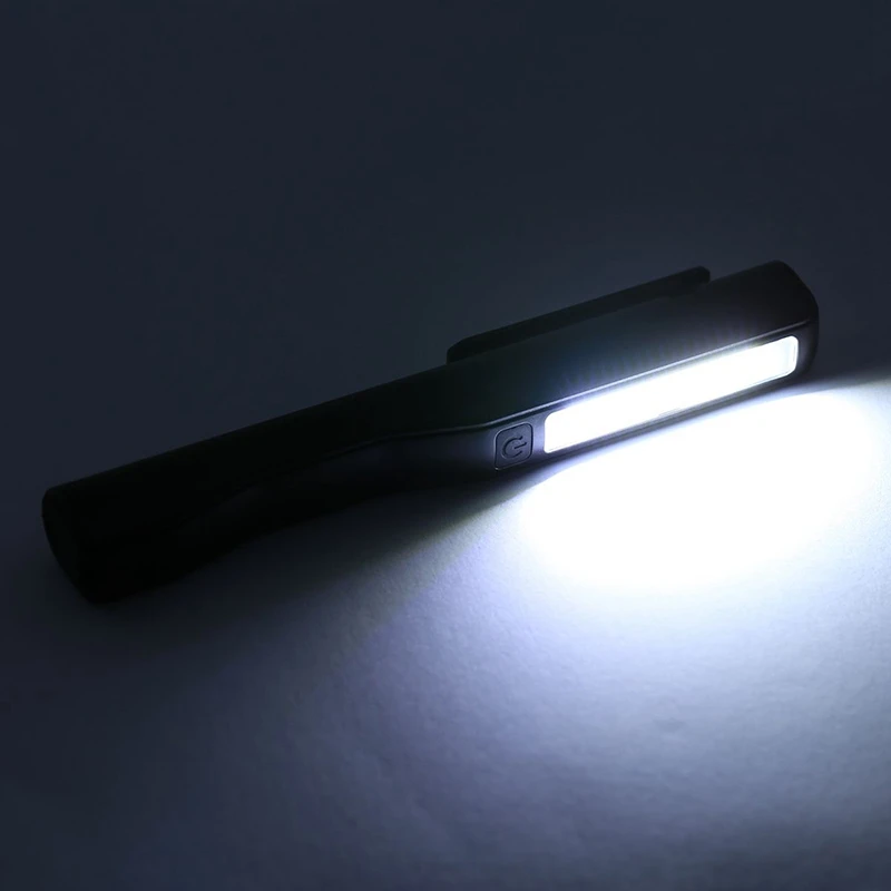 Luz LED COB portátil recargable, lámpara de inspección de trabajo para acampar, antorcha de mano magnética para el hogar, taller, automóvil y Camping