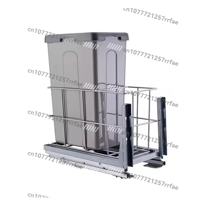 

21L Kitchen Drawer Garbage Grade Guarantee Iron + PP Plastic Sorted Kitchen Trash Can