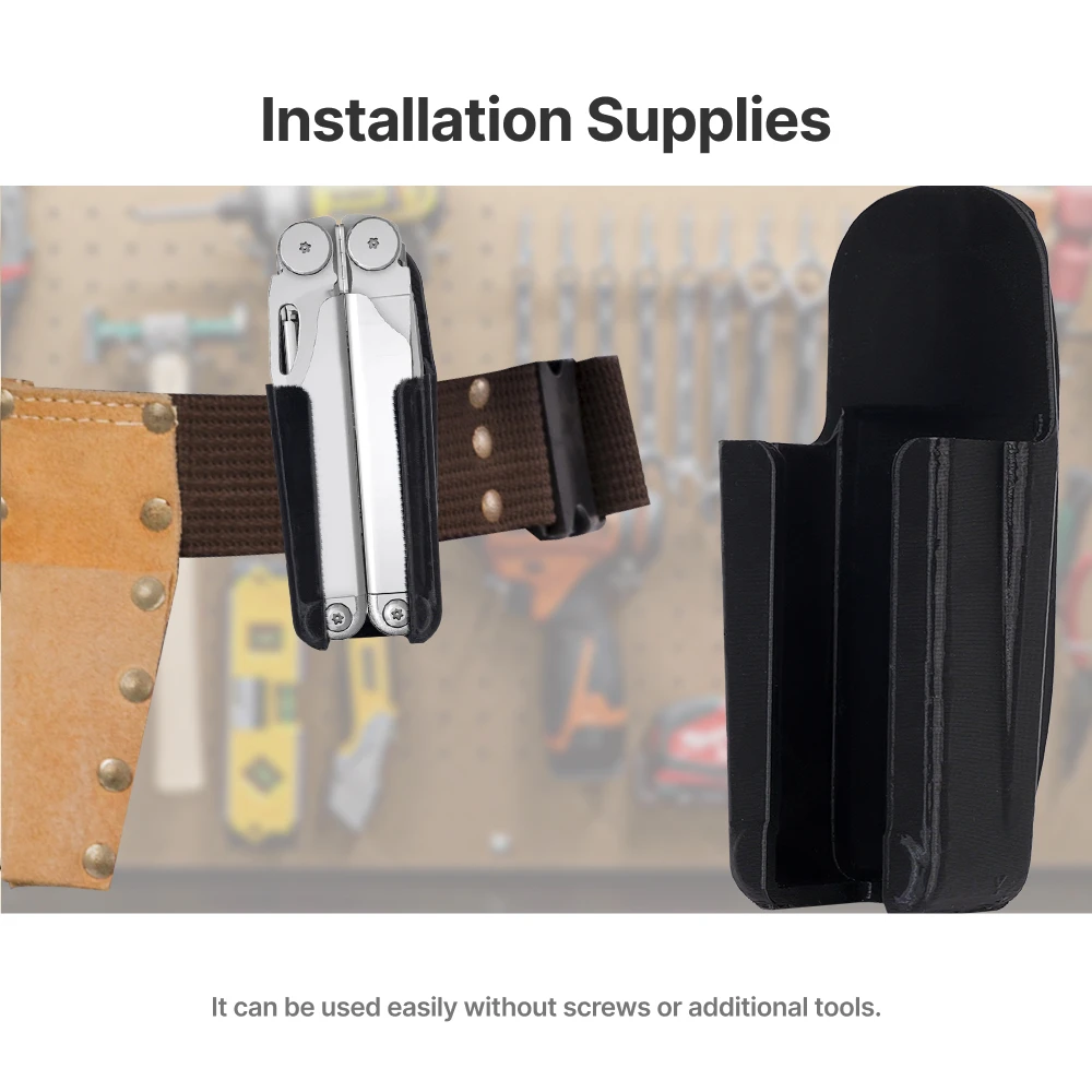 Protective Carry Holster Compatible with Leatherman Wave Multi‑Tool Belt Clip Sheath EDC Gear Durable Tool Storage Holder Pouch view 4