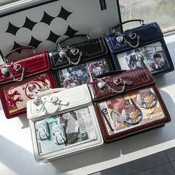 3way Ita Bag nowy 2024 przezroczysty Backpakcs dla nastoletnich dziewcząt letnie torby typu PU Display popularne słodkie Bolsos Сумка