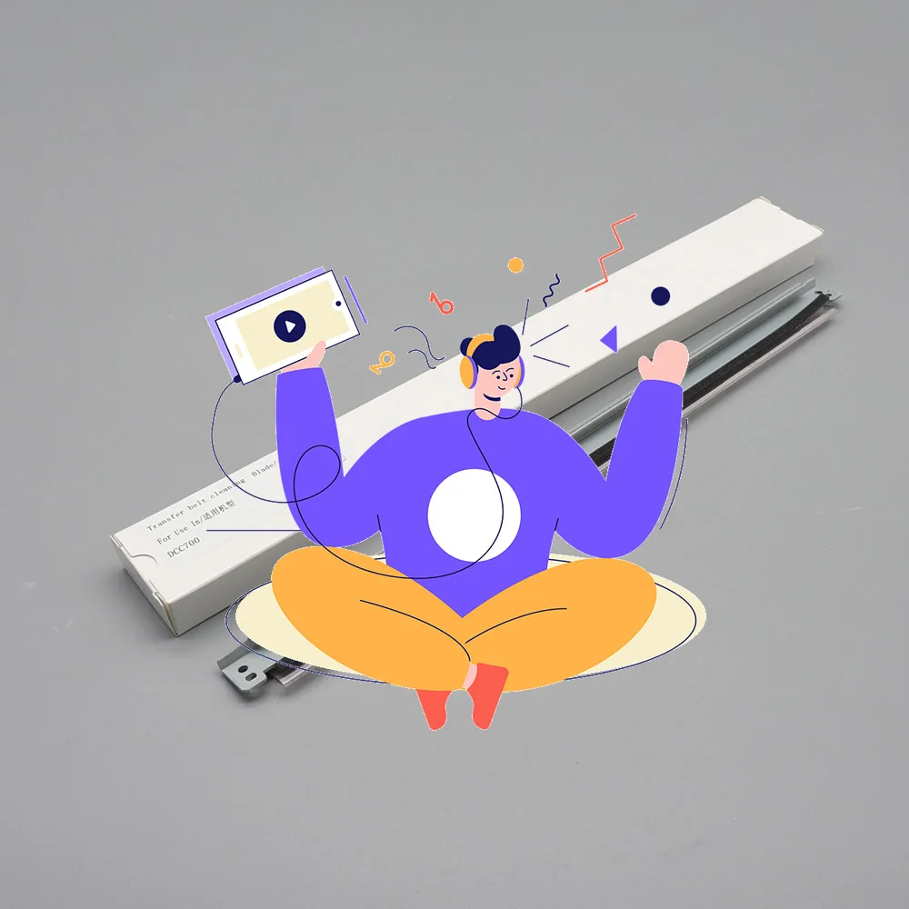 

4X ITB Transfer Belt Cleaning Blade 1ST for Xerox 240 242 243 250 252 260 7655 7665 7675 7755 7765 7775 7365 550 560 570 700 770