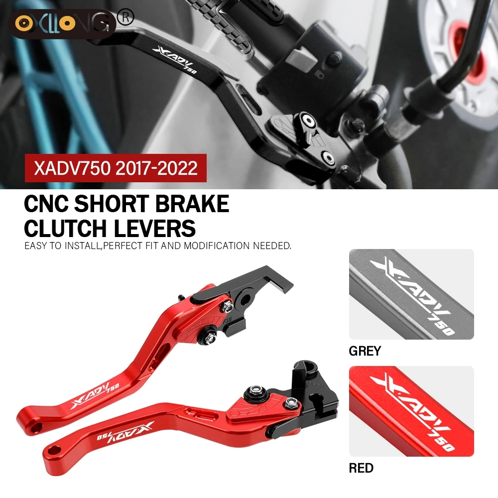 

CNC Aluminum Motorcycle Short Brake Clutch Levers Accessories Parts For HONDA XADV750 X-ADV 750 2017 2018 2019 2020 2021 2022